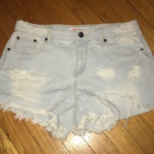 HOT KISS jean shorts